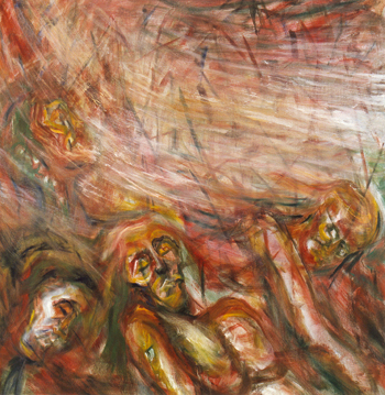 Hungary, Artist: Danielle Sablon, Title:Dans l'abime de la souffrance 