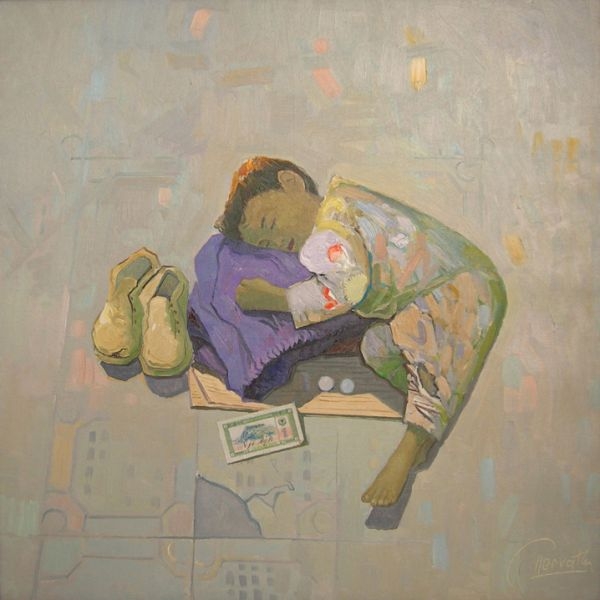 Albania, Artist :Pashk Përvathi, Title: Little Beggar