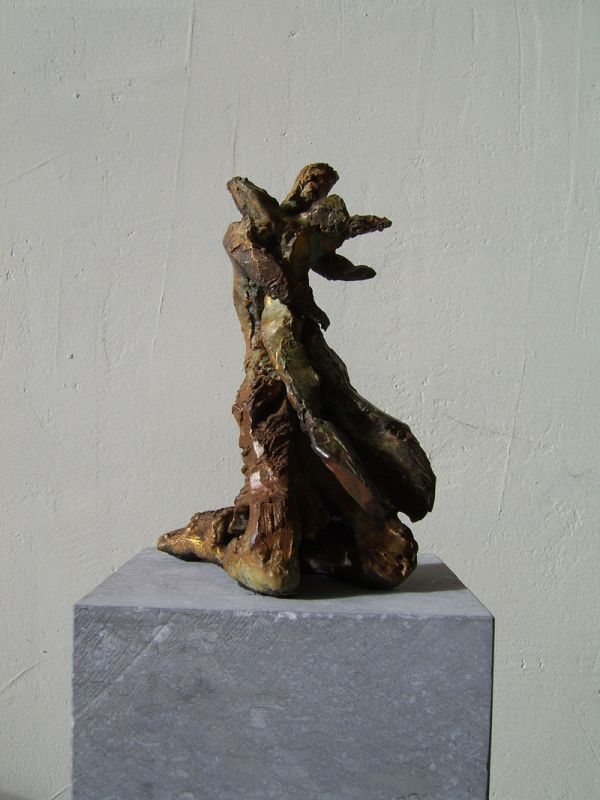 Belgium, Artist : Agnes Pas, Title: Brons 2007( made after a peace Pilgrimage to Israel-Palestina) small pieta