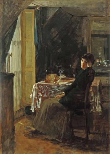 Slovenia, Artist: Jurij Subic, Title: Alone(1883)